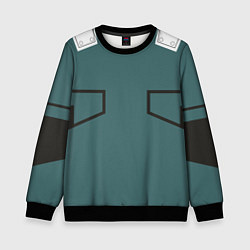 Свитшот детский MHA IZUKU MIDORIYA, цвет: 3D-черный