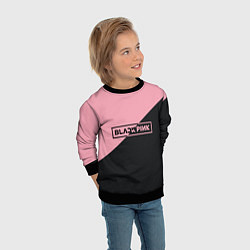 Свитшот детский Black Pink, цвет: 3D-черный — фото 2