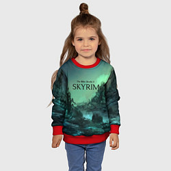 Свитшот детский SKYRIM, цвет: 3D-красный — фото 2