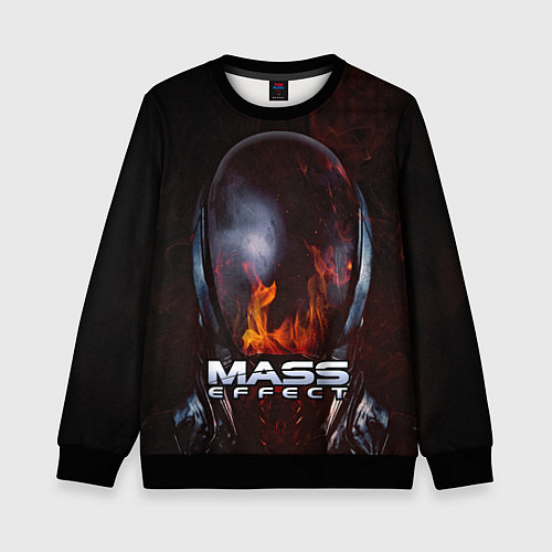 Детский свитшот Mass Effect / 3D-Черный – фото 1