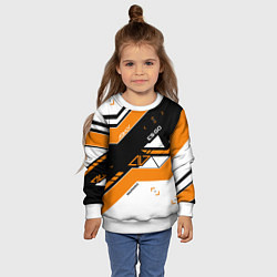 Свитшот детский CS:GO Asiimov Inverted, цвет: 3D-белый — фото 2