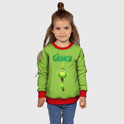 Свитшот детский The Grinch, цвет: 3D-красный — фото 2