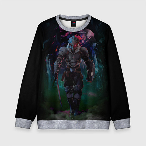 Детский свитшот Убийца гоблинов - Рыцарь / 3D-Меланж – фото 1