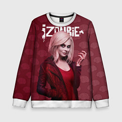 Свитшот детский I-ZOMBIE, цвет: 3D-белый