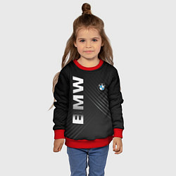 Свитшот детский BMW: Steel Line, цвет: 3D-красный — фото 2