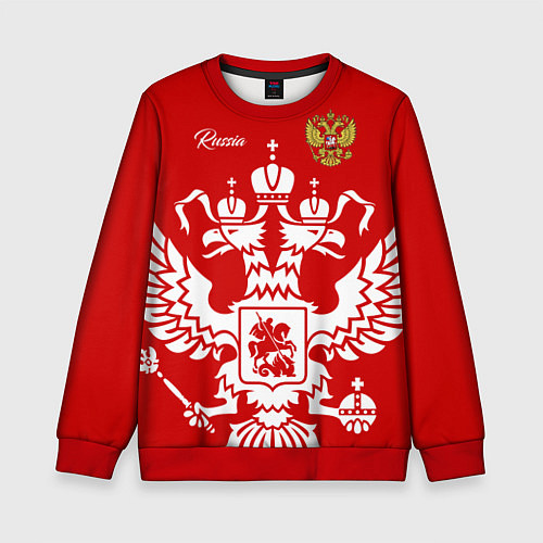 Детский свитшот Red Russia / 3D-Красный – фото 1