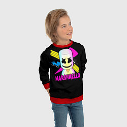 Свитшот детский Marshmello DJ, цвет: 3D-красный — фото 2