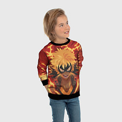 Свитшот детский Boku no Hero Academia, цвет: 3D-черный — фото 2