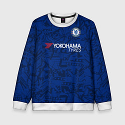 Свитшот детский Chelsea home 19-20, цвет: 3D-белый