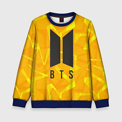 Свитшот детский BTS: Yellow Style, цвет: 3D-синий