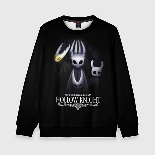 Детский свитшот Hollow Knight / 3D-Черный – фото 1