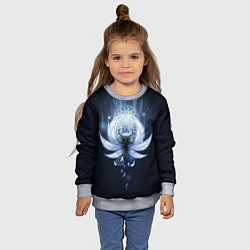 Свитшот детский Hollow Knight, цвет: 3D-меланж — фото 2