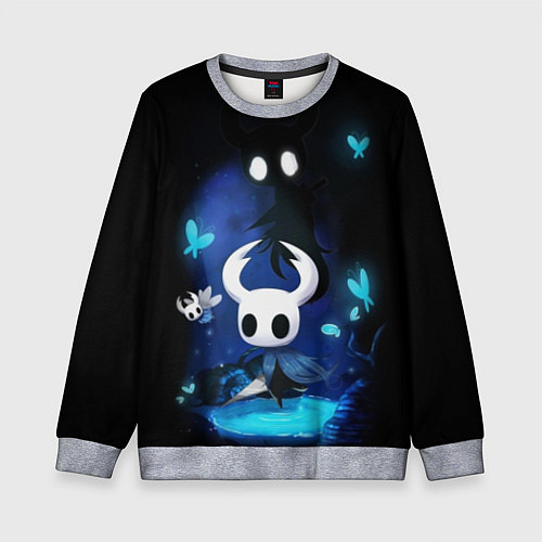 Детский свитшот Hollow Knight / 3D-Меланж – фото 1