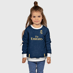 Свитшот детский Sergio Ramos away 19-20, цвет: 3D-белый — фото 2