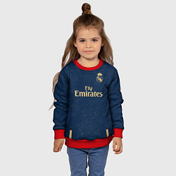 Свитшот детский Sergio Ramos away 19-20, цвет: 3D-красный — фото 2