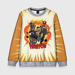 Свитшот детский Techies габен - Have Fun!, цвет: 3D-меланж