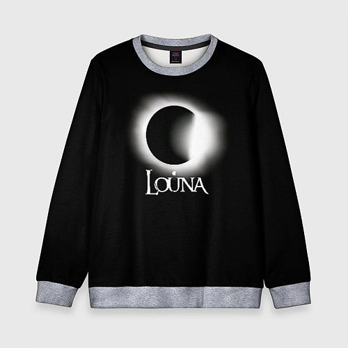 Детский свитшот Louna / 3D-Меланж – фото 1