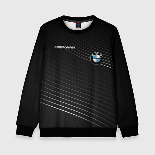 Детский свитшот BMW / 3D-Черный – фото 1