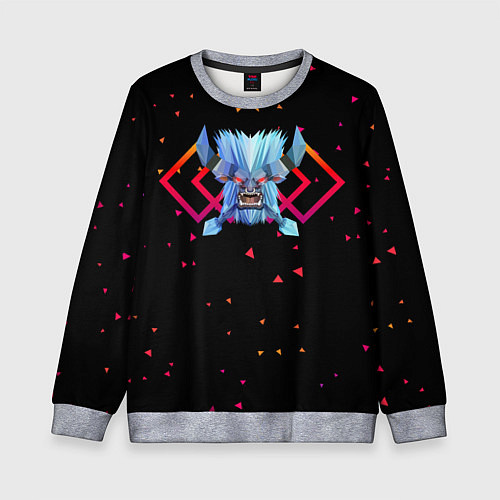 Детский свитшот Dota 2 - Spirit Breaker / 3D-Меланж – фото 1