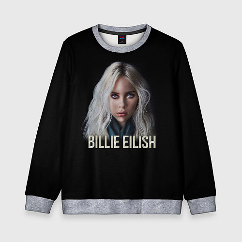 Детский свитшот BILLIE EILISH / 3D-Меланж – фото 1