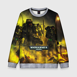 Свитшот детский Warhammer 40K - Космические Десантники, цвет: 3D-меланж