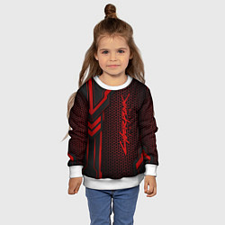 Свитшот детский Cyberpunk 2077, цвет: 3D-белый — фото 2