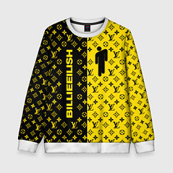 Свитшот детский BILLIE EILISH x LV Yellow, цвет: 3D-белый