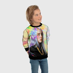 Свитшот детский Billie Eilish, цвет: 3D-черный — фото 2