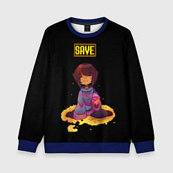 Свитшот детский UNDERTALE FRISK, цвет: 3D-синий