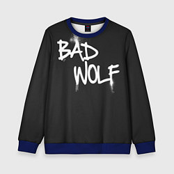 Свитшот детский Bad Wolf, цвет: 3D-синий