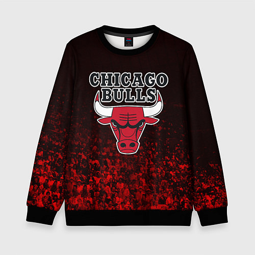 Детский свитшот CHICAGO BULLS / 3D-Черный – фото 1