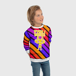 Свитшот детский Руки Вверх, цвет: 3D-белый — фото 2