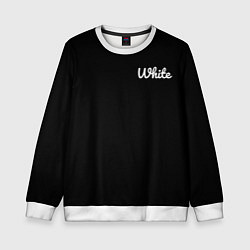 Свитшот детский Белыйwhite, цвет: 3D-белый