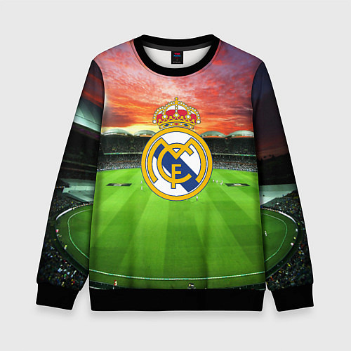 Детский свитшот FC Real Madrid / 3D-Черный – фото 1