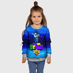 Свитшот детский BRAWL STARS х LEON FISH, цвет: 3D-меланж — фото 2