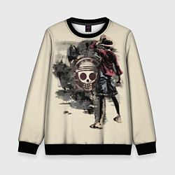 Свитшот детский One Piece, цвет: 3D-черный