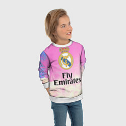 Свитшот детский Реал Мадрид, цвет: 3D-белый — фото 2