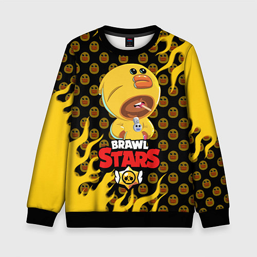Детский свитшот BRAWL STARS SALLY LEON / 3D-Черный – фото 1