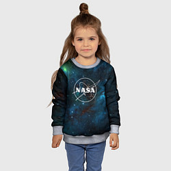 Свитшот детский NASA, цвет: 3D-меланж — фото 2