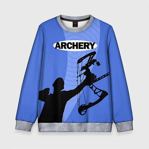 Детский свитшот Archery / 3D-Меланж – фото 1