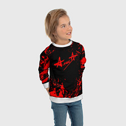 Свитшот детский АлисА, цвет: 3D-белый — фото 2