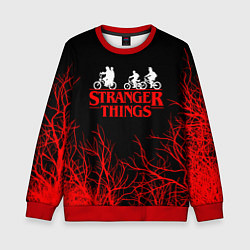 Свитшот детский STRANGER THINGS, цвет: 3D-красный