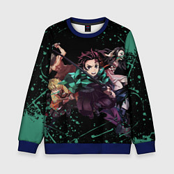 Свитшот детский KIMETSU NO YAIBA, цвет: 3D-синий
