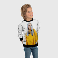 Свитшот детский BILLIE EILISH, цвет: 3D-черный — фото 2