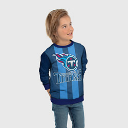 Свитшот детский Tennessee Titans, цвет: 3D-синий — фото 2