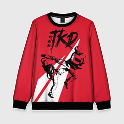 Свитшот детский Taekwondo, цвет: 3D-черный