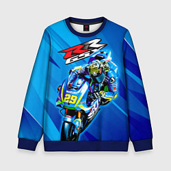 Свитшот детский Suzuki MotoGP, цвет: 3D-синий