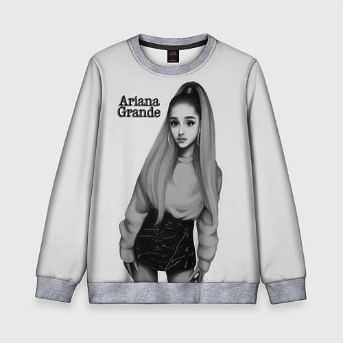 Детский свитшот Ariana Grande Ариана Гранде / 3D-Меланж – фото 1