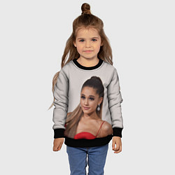 Свитшот детский Ariana Grande Ариана Гранде, цвет: 3D-черный — фото 2