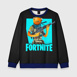 Свитшот детский Fortnite, цвет: 3D-синий